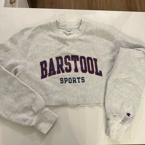 BARSTOOL sports cropped crew